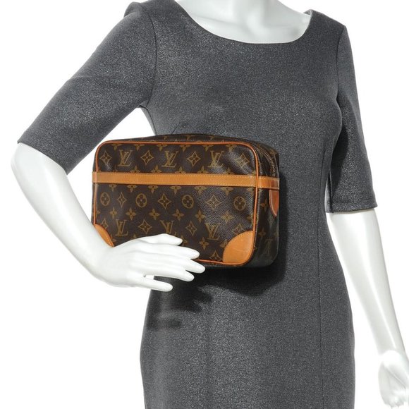 Louis Vuitton Monogram Compiegne 28 Clutch 1lv619 - Picture 1 of 12